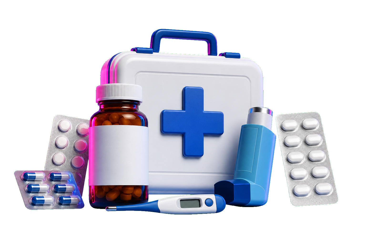 First aid, medicine and everyday health essentials